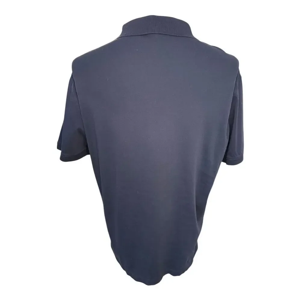 Banana Republic Men's Big & Tall Luxe‎ Touch Polo Shirt Blue Size Large